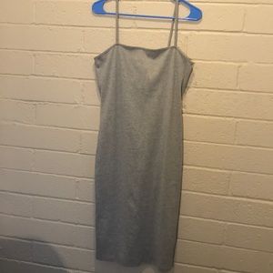 Topshop square neck cami midi dress